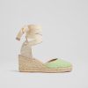 Shoes LK Bennett Women Maureen Canvas Espadrilles Green LJ48X496